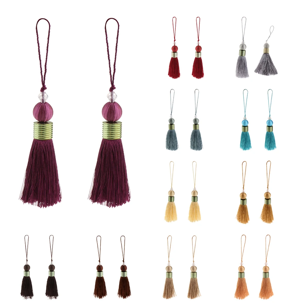 2 шт. различные цвета полиэфирная нить кисточка Шарм Подвеска сумка брелок