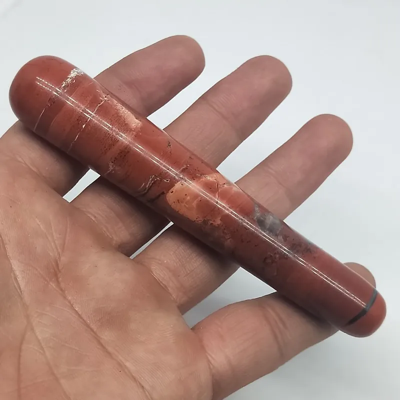 DHXYZB 10-11 см Натуральная красная яшма кварцевая кристаллическая точечная
