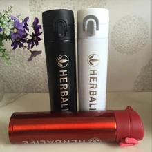 Herbalife 400 мл бутылка для воды с вакуумной изоляцией из нержавеющей стали с крышкой для отскока