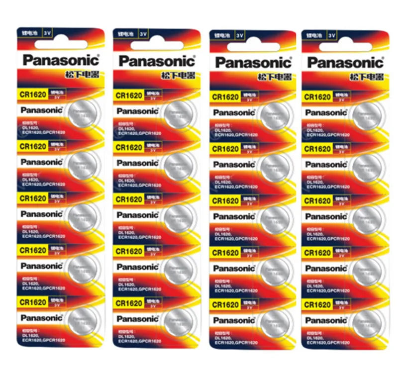 20 шт./лот PANASONIC BR1620 DL1620 ECR1620 CR 1620 3V литиевые батареи Кнопочная батарея | Электроника