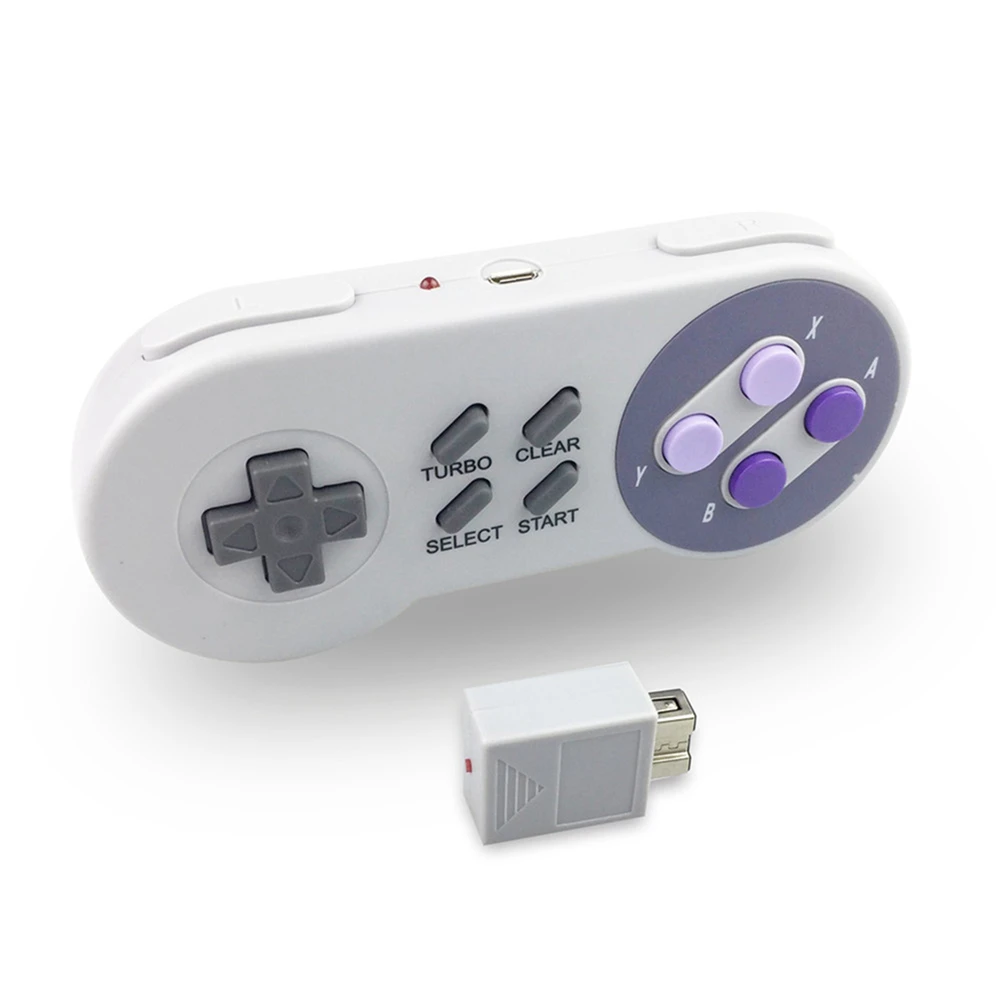 2 4G USB беспроводной Bluetooth геймпад для Super Nintendo NES SNES Классическая мини-версия игры
