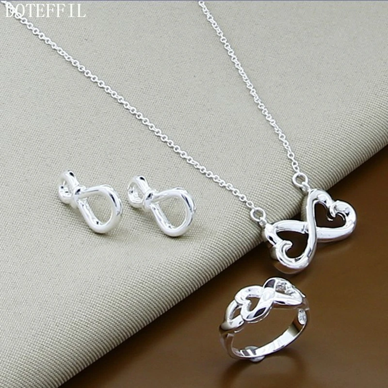 Комплект из колье и серёг серебра 925 пробы|fashion jewelry set|jewelry setsjewelry sets fashion |