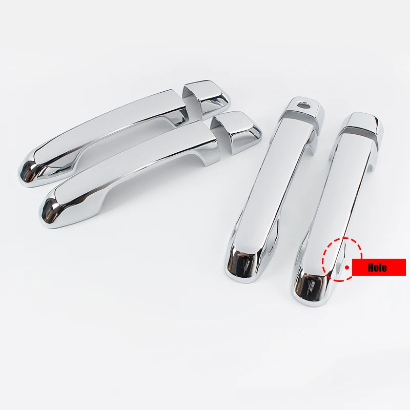 Хромированная накладка на ручку для Toyota Prado 150 комплект накладок Land Cruiser J150 2010 2018
