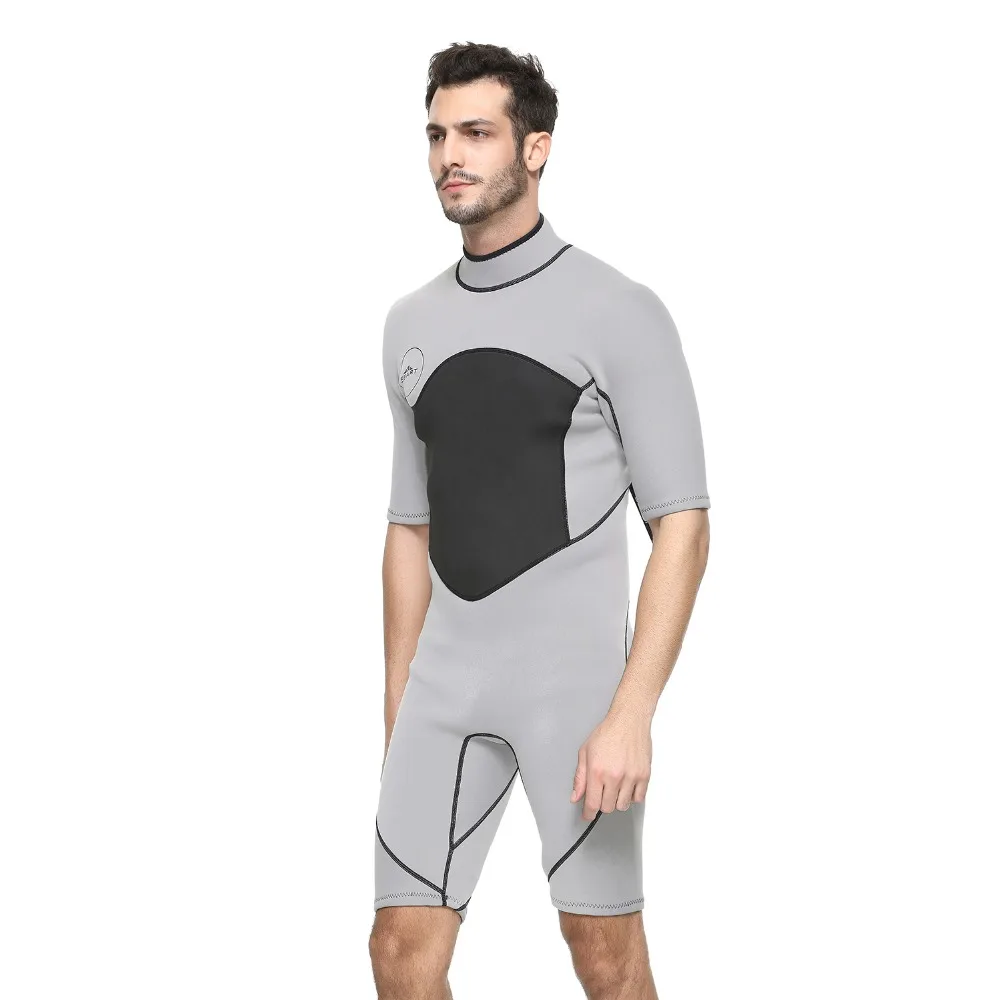 

SBART Men 2 mm Neoprene diving suits warm keeping patchwork Wetsuit Rash Guards swimwear long sleeve Spearfishing snorkeling
