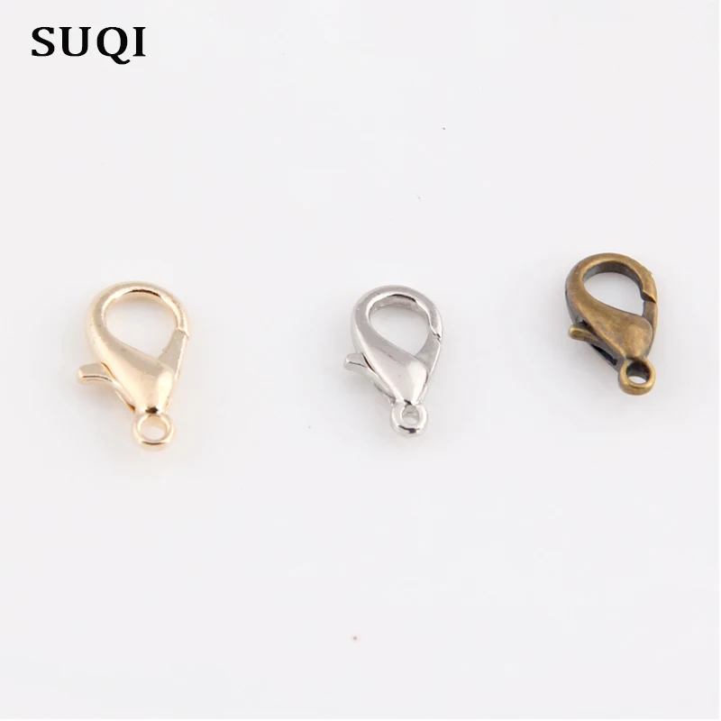 10 PCS/Lot Diy Hand Made Jewelry Accessories Wholesale Metal Vintage Key Lobster Clasp hook lobster clasps hooks jewelry finding | Украшения