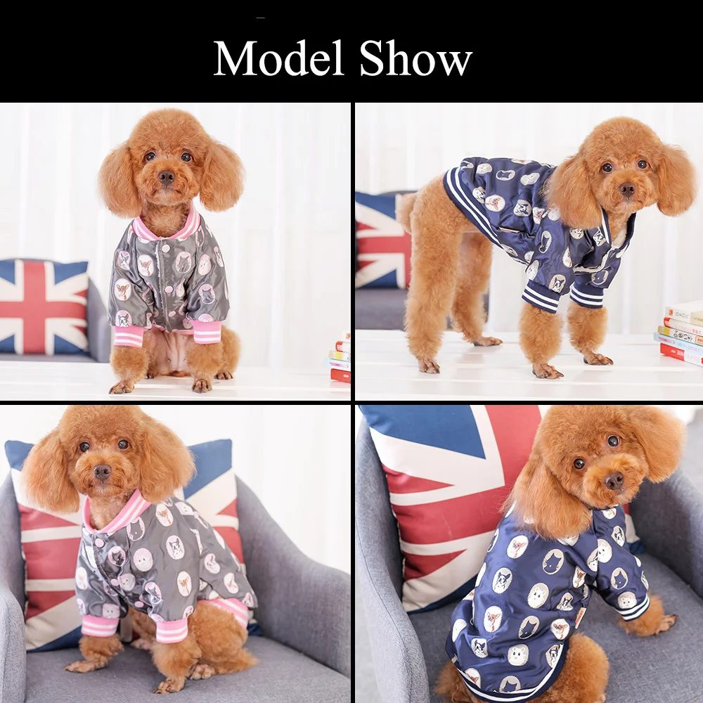 HOOPET Dog Pet Warm Winter Coat Jacket Animal Print Soft Fleece Puppy Hoodie Clothes Supplies|dog puppy clothes|puppy coatpet dog warm clothes |