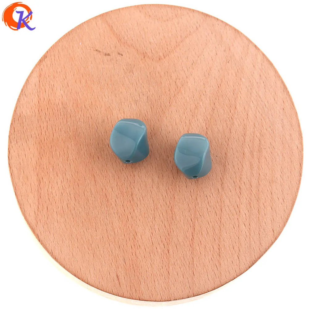 Turquoise Сердечный дизайн 11*15 мм 200 шт аксессуары для ювелирных изделий/Акриловые бусины/неправильной формы/DIY/Изготовление ювелирных изделий/ручная работа/фурнитура для сережек - Цвет: Turquoise