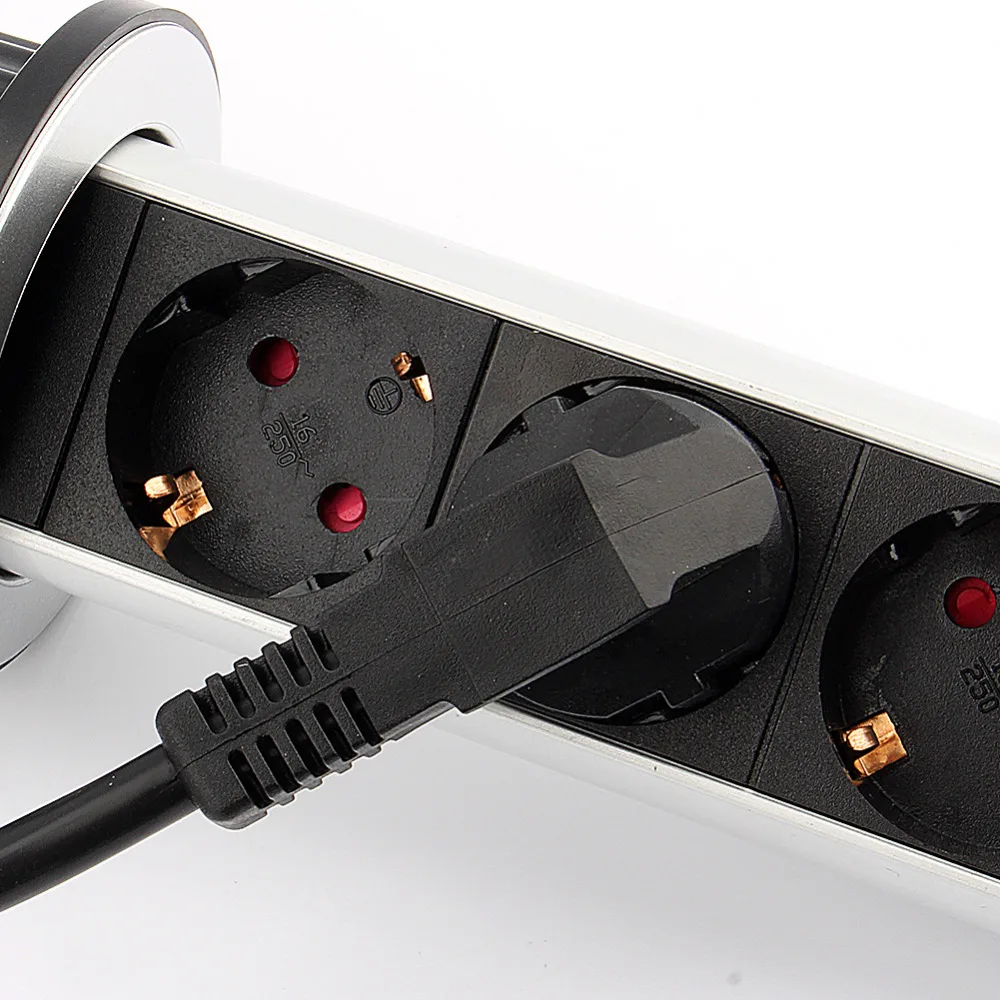 220V 3 гнезда Мощность стенная розетка Универсальная настенная inteligente EU/US/UK
