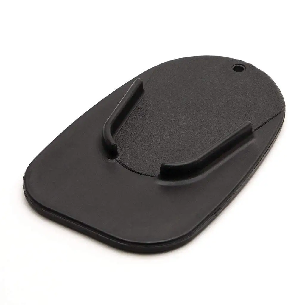 Черный мотоцикл велосипед пластик Kickstand Сторона Kick Pad пластина база для Yamaha Honda