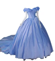 off shoulder blue quinceanera dresses ball gown 2019 bow organza vestidos de 15 anos puffy sweet 16 prom dress long