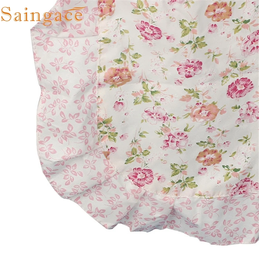 Нагрудник Zero женский кружевной Карманный Фартук для домашней кухни Цветочный