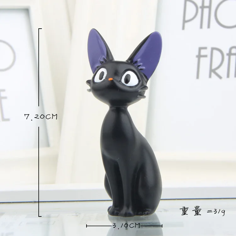 Черная кошка Jiji и белая Kiki's Delivery Diy кукла анимированная фигурка детские игрушки