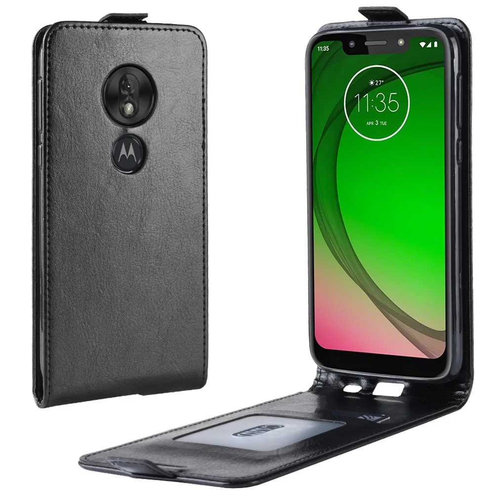 Чехол для телефона Motorola G7 Play европейская версия США откидная задняя крышка из
