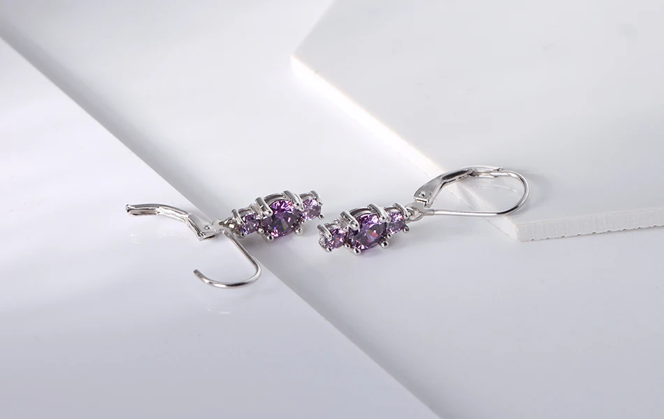 ORSA JEWELS Настоящее 925 Висячие серьги из серебра 925 пробы для женщин четыре цвета доступны AAA кубический циркон модные серьги, украшения SE70