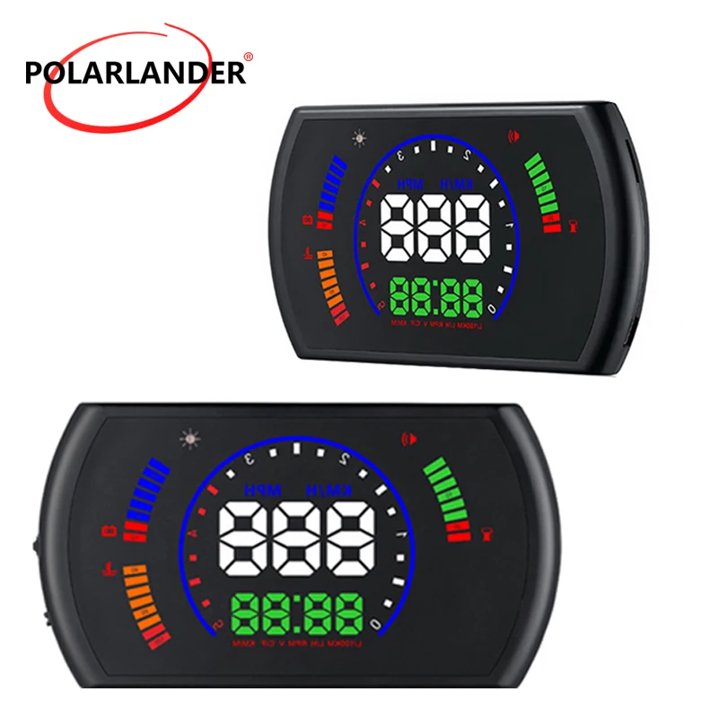 5.8'' Head Up Display Driving Data Speedometer Windscreen Projector Car HUD OBD2 | Автомобили и мотоциклы