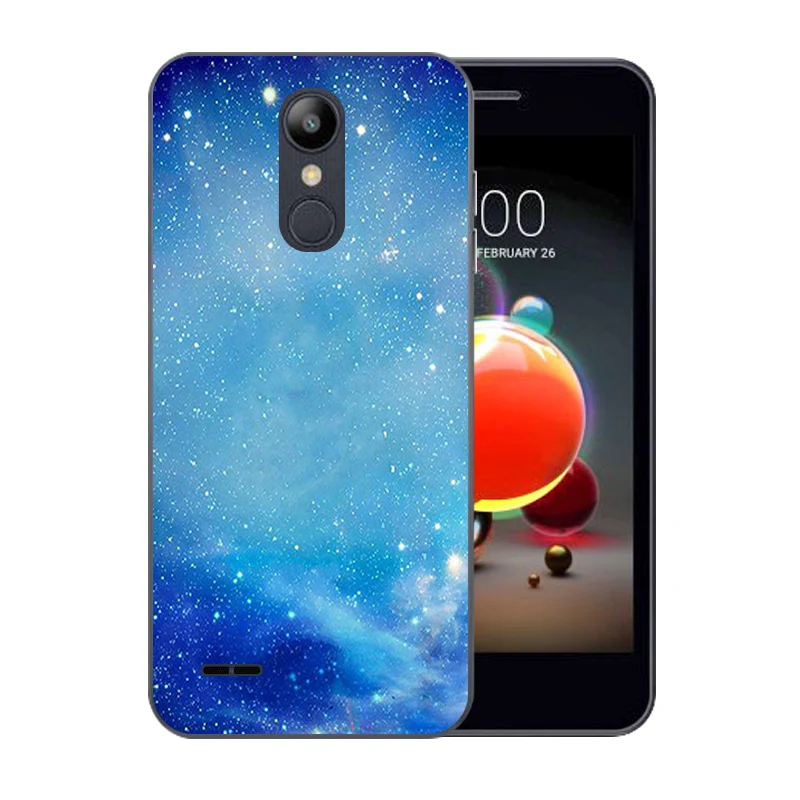 5 0-дюймовый чехол для LG K9/K8 2018 Роскошные ТПУ чехлы телефонов с рисунком звездного