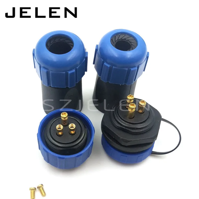 Водонепроницаемый 3 контактный разъем SP21 без сварочной док станции уличные