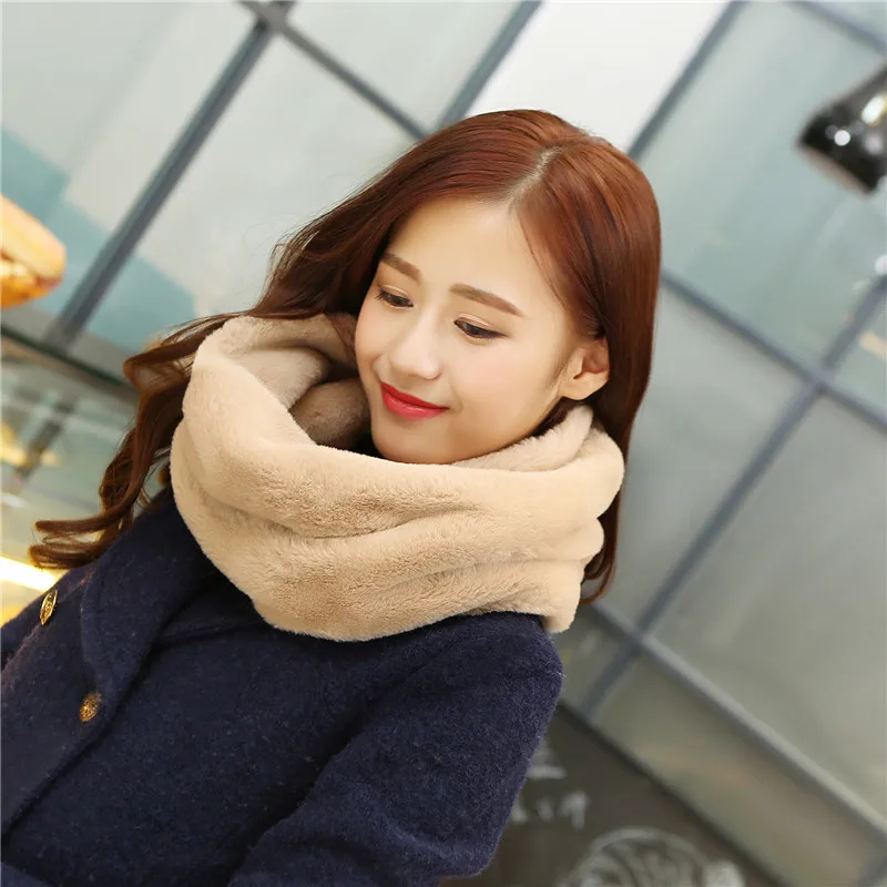 Осень-зима 2019 кашемировый шарф для девочек из искусственного меха мальчиков пара