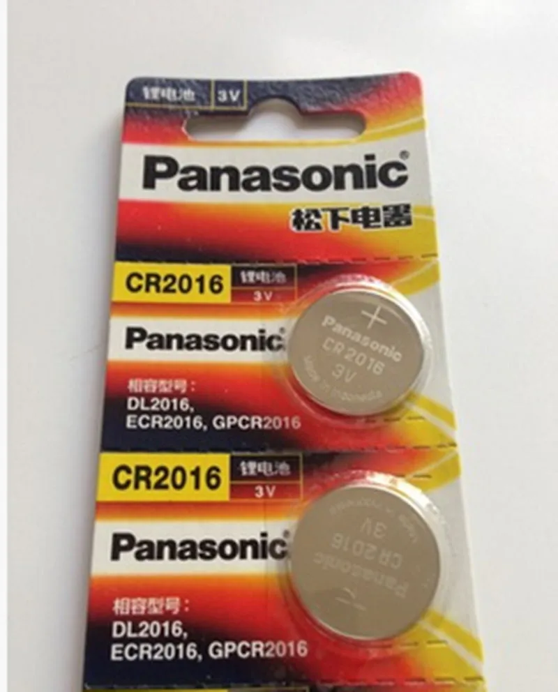 2 х Оригинальный Новый аккумулятор для PANASONIC cr2016 3 в кнопочные батарейки часов