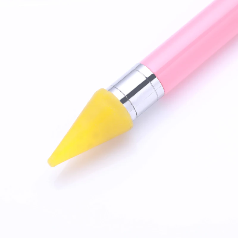 Синий розовый ручка двусторонняя Dotting Pen стразы шпильки Picker воск карандаш