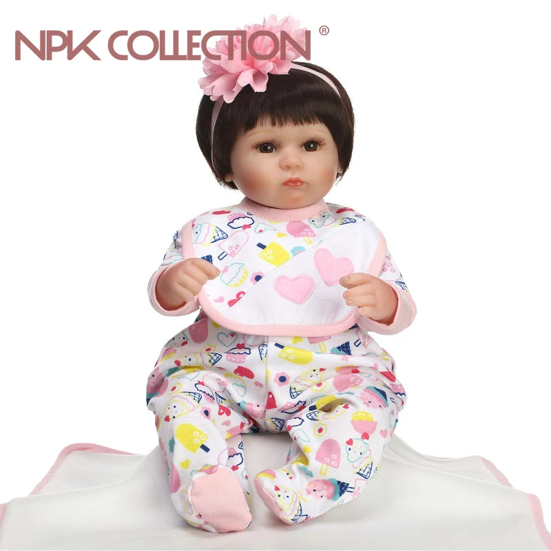 Кукла реборн NPKCOLLECTION мягкая силиконовая кукла младенец игрушка новорожденный
