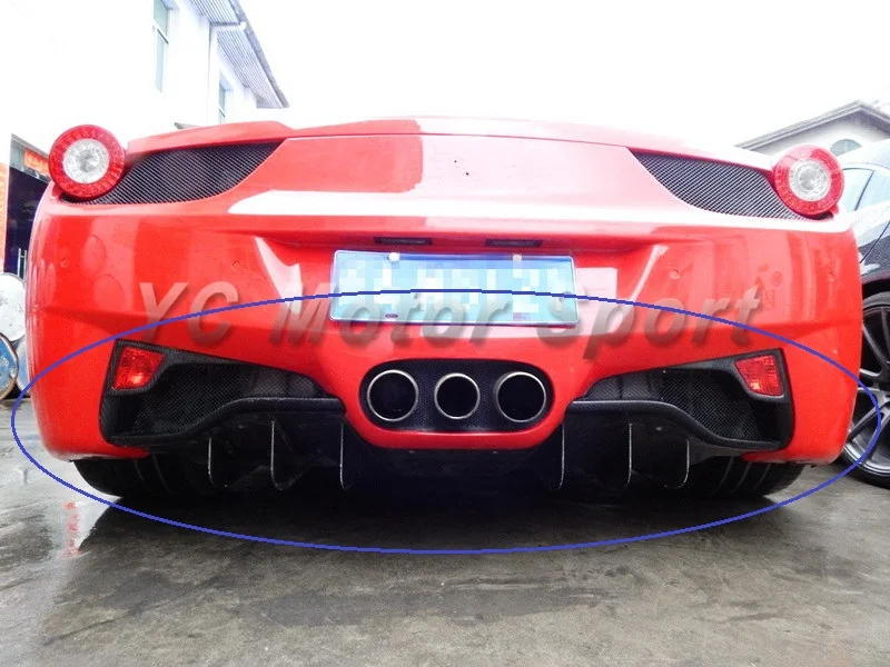 

Автомобильные аксессуары, чехол для заднего фонасветильник из углеродного волокна, подходит для 2010-2014 F458 Italia Coupe & Spider, светильник фонаря