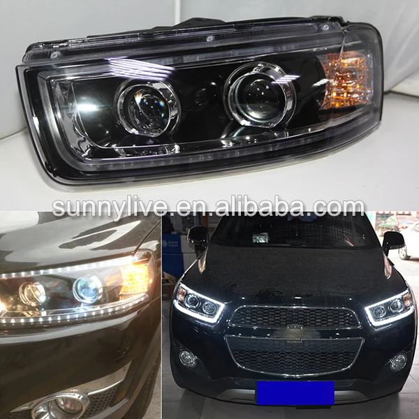 Для CHEVROLET Captiva светодиодный головной свет черный Корпус 2011 2015 года|housing camera|housing