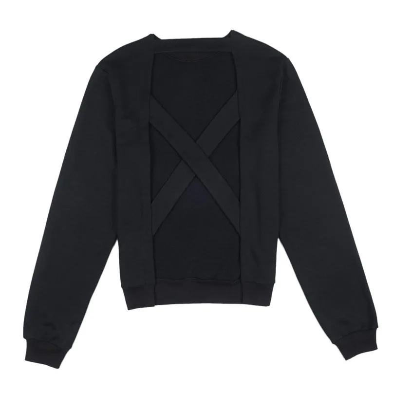 Осенне-зимняя Дамская обувь сзади хлопковый свитшот крест полые потерять