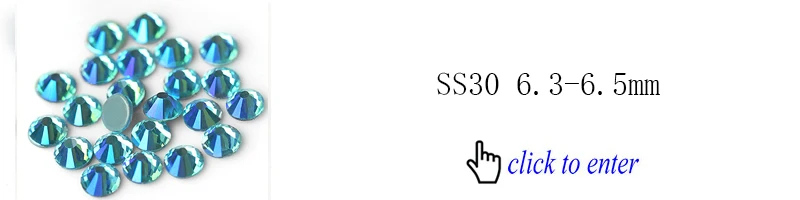QIAO SS6-SS20 Аквамарин AB Кристалл Стекло железо на Стразы/горячая фиксация Стразы для украшения одежды