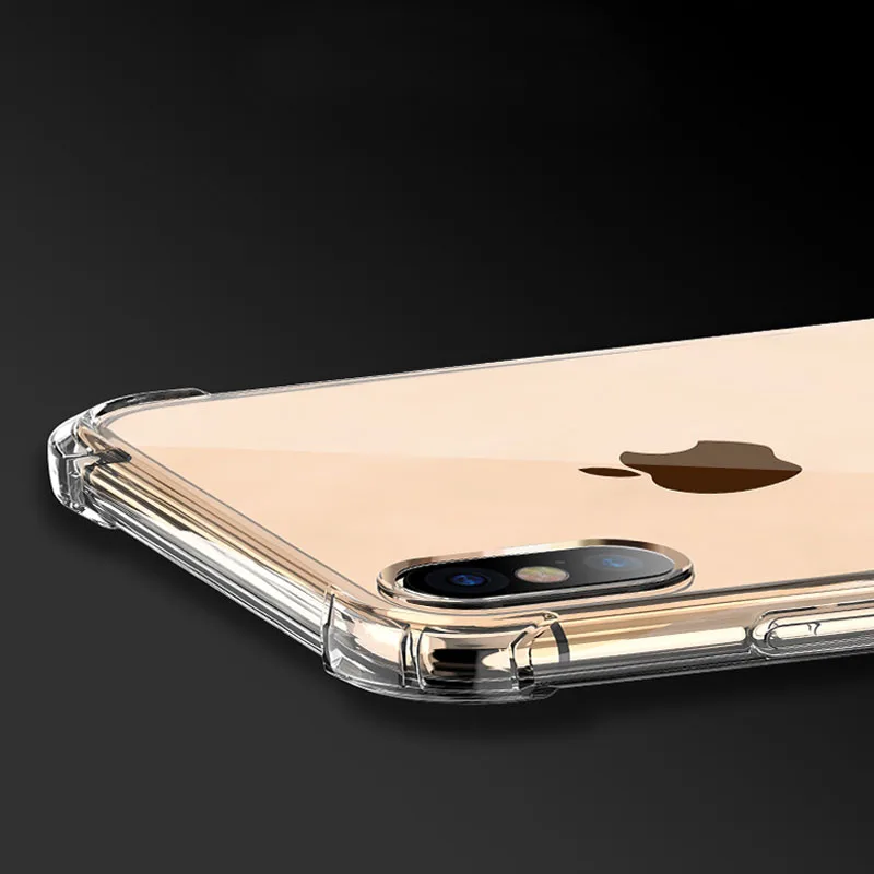 BRCSBOW прозрачный силиконовый телефон чехол для iPhone 6 8 7 Plus X XR XS Max мягкий S в виде