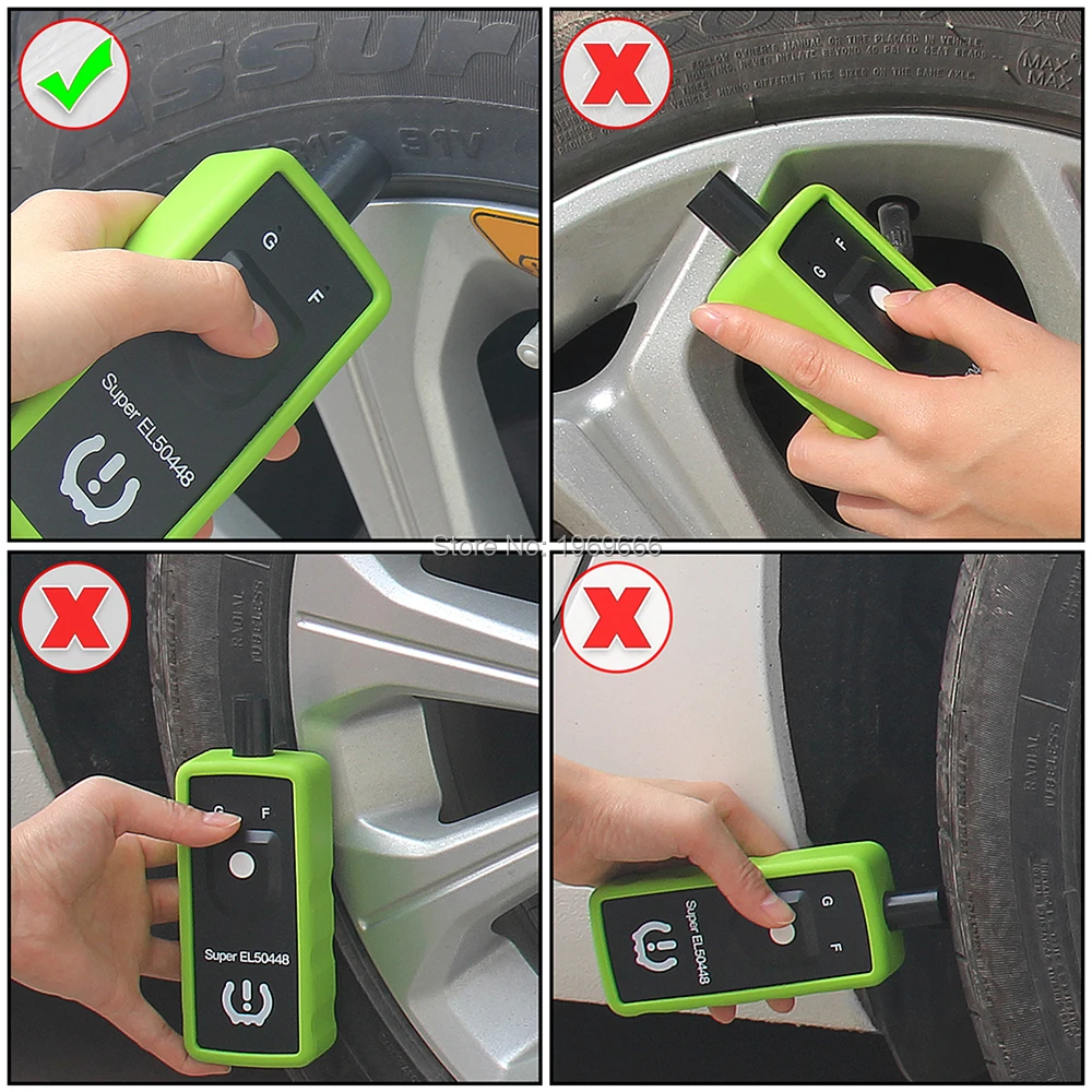 2в1 для Ford GM Opel TPMS диагностический инструмент Super EL50448 Автомобильный датчик контроля давления в шинах EL 50448 EL50449 EL-50448