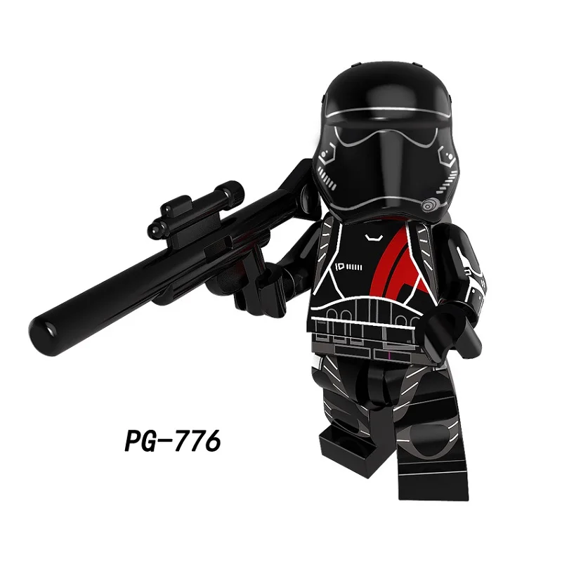 PG776 Одиночная распродажа, фигурки из мультфильма «Звездные войны», штурмовик, общий гривус, красная гвардия, строительные блоки, игрушки для детей, клон, турбо - Цвет: PG776