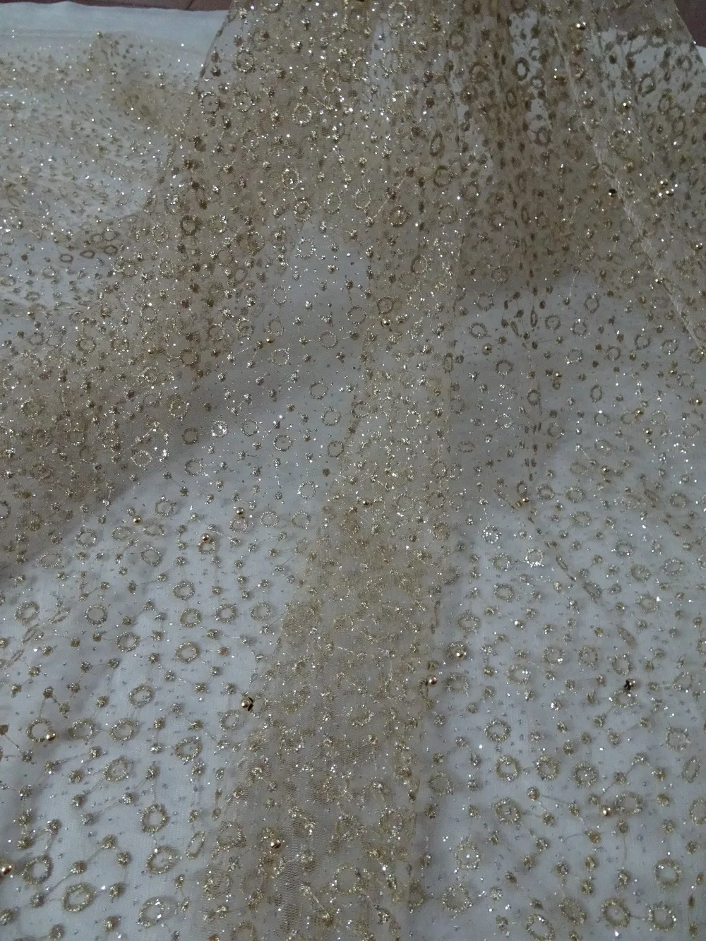 Лидер продаж Африканский чистая кружевной ткани с блеском Мода Вышивка QL 474 Тюль