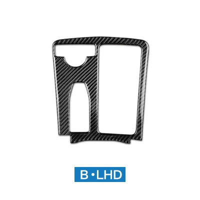 LHD Carbon Fiber Скорость полета для Mercedes Benz C Class W204 E класса W212 аксессуары углеродного волокна салона панель подлокотника крышка отделочные украшения - Название цвета: LHD Carbon Fiber