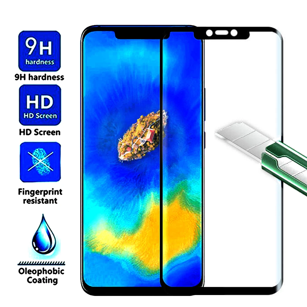 glass on huavei mate 20 lite protective for huawei pro 20lite pro20 light huwei tempered glas screen protector 3d | Мобильные