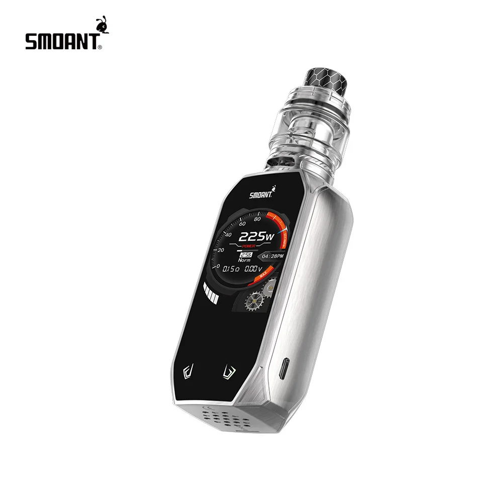 Оригинальный набор Smoant naoo Vape 225w бокс мод комплект с 4 мл Sub ohm RTA Tank Mesh Coli Electronic