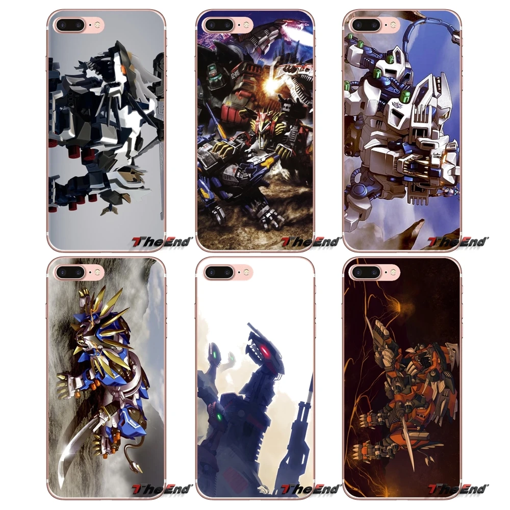 Для Apple iPhone X 4 4S 5 5S SE 5C 6 6S 7 8 Plus 6sPlus 6Plus 7plus 8plus прозрачные мягкие чехлы для детей Zoids |
