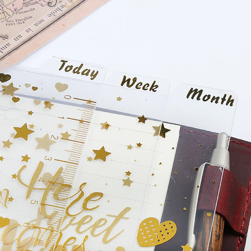 A5 a6 Dookibook Filofax цветные спиральные бумажные заправки 40 листов Сиреневый/розовый/желтый/Мятный