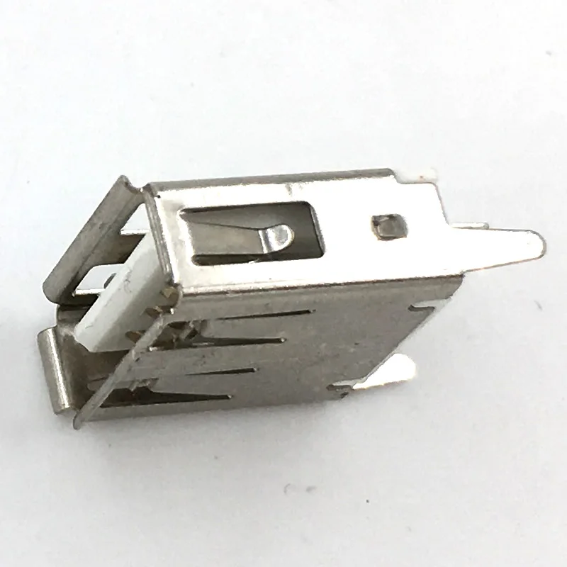 10 шт. USB 2 0 4 pin A Тип гнездовой разъем кудрявый рот прямая ножная передача данных