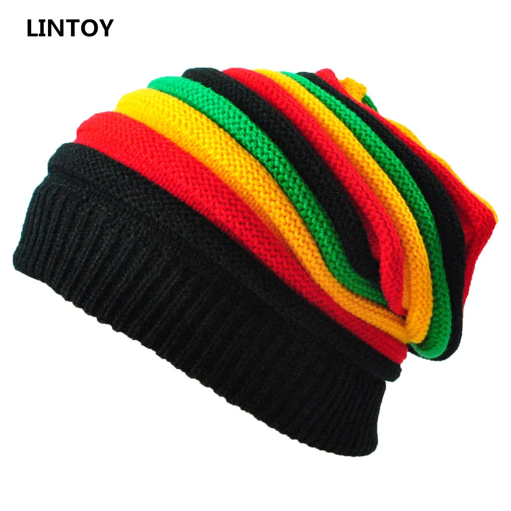 Зимняя вязанная шапка в стиле регги|knitted cap|women knitted caphat female |