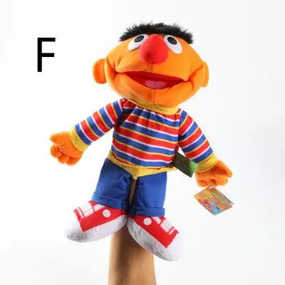 Игрушечные куклы с изображением улицы Сезам, 30 см, Elmo Big Vird Cokkie Monster, аниме игрушки, мягкая игрушка для маленьких девочек, детский подарок - Цвет: Белый