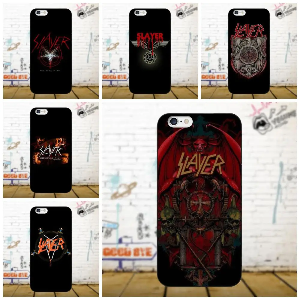 Diy окрашенный для Xiaomi Redmi 5 4A 3 3S Pro Mi4 Mi4i Mi5 Mi5S Mi Max Mix 2 Note 4 Plus Slayer Heavy Metal Rock Band