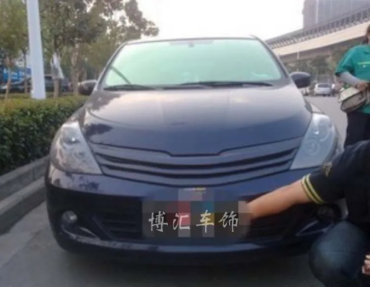 

Car Front carbon fiber bumper Grill grille for NISSAN TIIDA 05-10