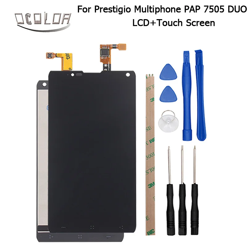 Ocolor для Смартфон Prestigio MULTIPHONE PAP 7505 Duo ЖК-дисплей + сенсорный экран дигитайзер