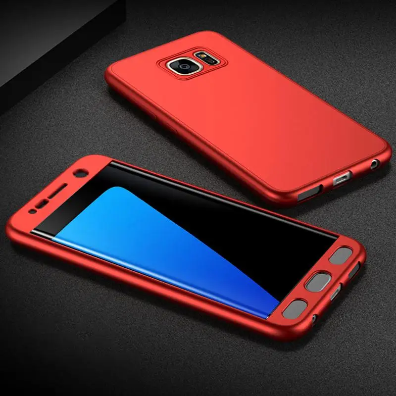 MOONCASE 360 Degre Protected Full Body Case For Samsung Galaxy S7 Edge/S7/S8 Plus /S9 /Note 8 Cover Soft TPU |