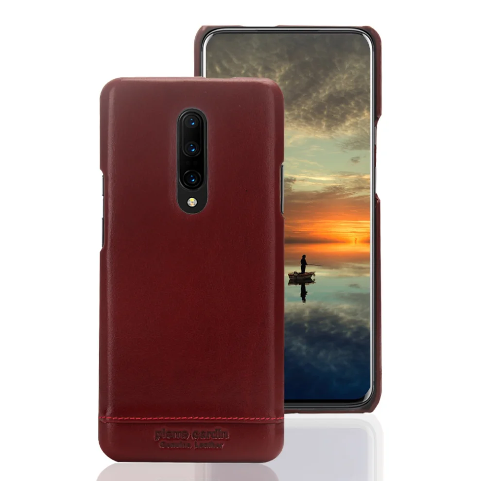 Чехол Pierre Cardin для OnePlus 7/Pro, чехол на заднюю панель, Винтажный чехол из натуральной кожи для OnePlus 7 Pro, чехол для сотового телефона s