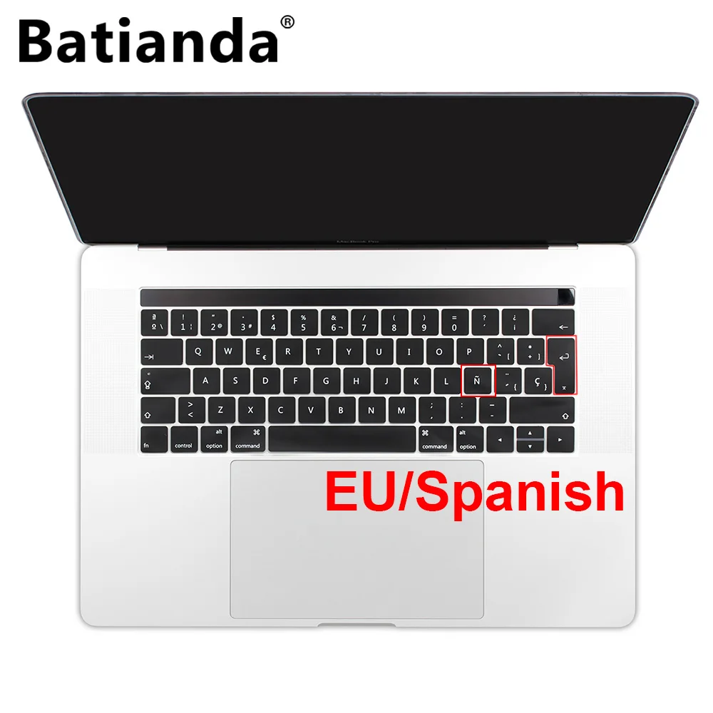 Наклейка для клавиатуры с испанской раскладкой Macbook Pro 13/15 дюймов