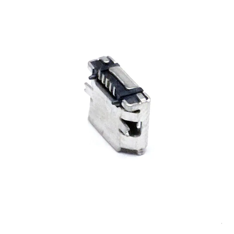 30 шт./лот 5 Pin Type B SMT Micro USB гнездовой разъем Плоский порт штепсельная вилка Sockect