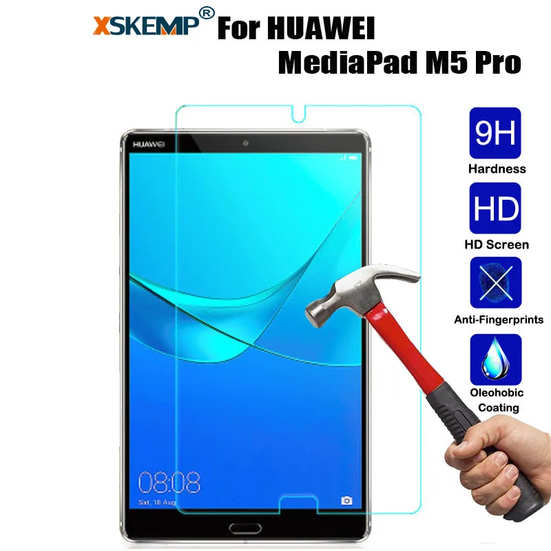 XSKEMP 9 H Настоящее закаленное Стекло для HUAWEI MediaPad M5 Pro Tablet Экран протектор Жесткий