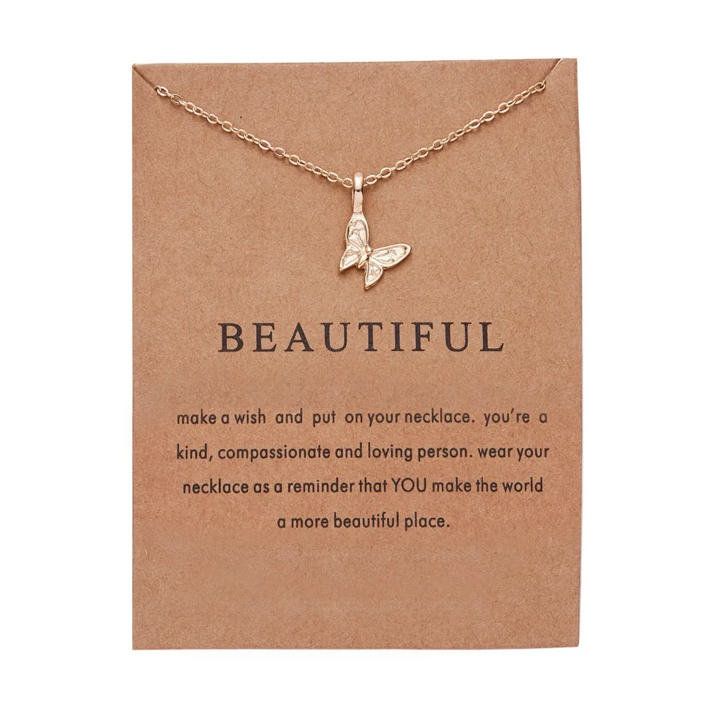 Модное Элегантное ожерелье с животными со слоном стрекозой бабочкой цветком